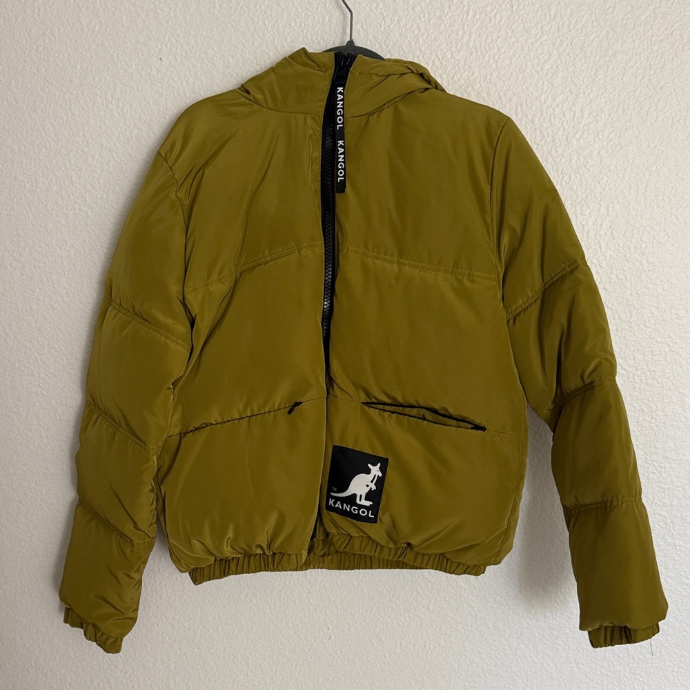 Kangol Mustard Puffer Jacket